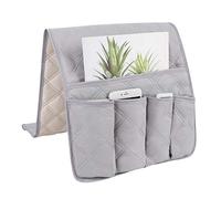 haozaikeji Sofa Armchair Organiser, Hanging TV Remote Holder Anti-Slip Couch Tidy Armrest Organiser for Recliner Caddy Pocket Foldable for Book, Magazines, Phone, Glasses Space Saver Home Accessories