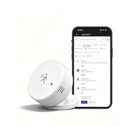 Haozee Smart mmWave Presence Sensor, Built-in Temperature, Humidity and Ambient Light Measurement, Zigbee Millimeter Wave Radar Sensor, Zigbee Hub Required, Supports Home Assistant Zigbee