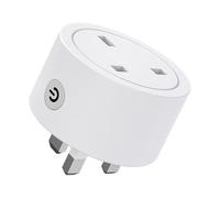 Haozee Zigbee Smart Plug, Smart Socket with Timer and Power Consumption Monitoring, requires Tuya Hub, supports Tuya Zigbee Hub and Home Assistant Zigbee2mqtt