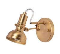 HAOZIWEI Gold Sconces Mid-Century Modern Brass Wall Sconces Lighting Fixtures with Adjustable Shade, Indoor Wall Mount Reading Lamp for Bedroom,Bedside, Kitchen,Hallway,Living Room,Bar