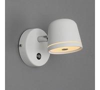 HAOZIWEI Headboard Lamp with Button Switch, 5W Warm Lighting LED Modern Wall Sconce White | Picture Light, Adjustable Wall Mount Reading Lamps for Bedroom Bedside Living Room