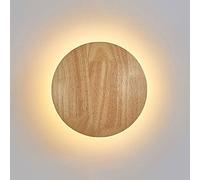 HAOZIWEI Modern Wooden Wall Sconce Nordic LED Solid Wood Wall Lamp Bedside Wall Light Fixture, 3000K Warm White Indoor Wall Mount Sconces For Bedroom Living Room Hardwired Wall Sconces