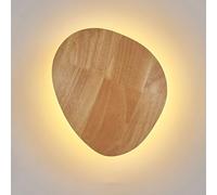HAOZIWEI Modern Wooden Wall Sconce Nordic LED Solid Wood Wall Lamp Bedside Wall Light Fixture, 3000K Warm White Indoor Wall Mount Sconces For Bedroom Living Room Hardwired Wall Sconces