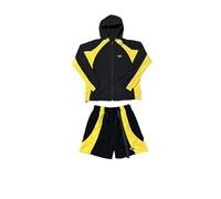 HAOZYUN New Clash of Colours Punching Jacket Thin Jacket Sports Shorts Men and Women Loose Casual Suit-COLOR-2||M