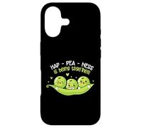 Hap-Pea-Ness Is Being Together Pun Case for iPhone 17