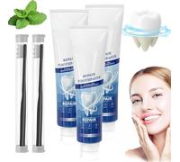 Hap Repair Toothpaste, Hap Repair Whitening Toothpaste, Hydroxyapatite Whitening Toothpaste, Hap Hydroxyapatite Toothpaste, for Gum Health & Enamel Repair (3)