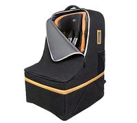Hap Tim Car Seat Travel Bag, Padded Carseat Cover for Airplane, Portable Car Seat Carrier for Airport Essentials, Infant Car Seat Travel Backpack, Family Travel Accessories, Black（CSTB-2242）