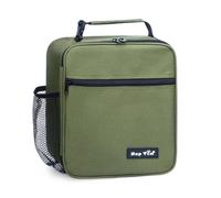 Hap Tim Insulated Lunch Bag Women, Reusable Lunch Box for Women & Men, Adluts Lunchbox for Work, Portable Lunchbag, Army Green（18654-AY）
