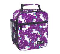 Hap Tim Kids Lunch Box for Girls Boys, Reusable Lunch Bag for Kids, Spacious Lunchbox, Insulated Lunchbag Purple Unicorn(18654-PP)