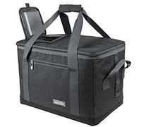 Hap Tim Soft Cooler Bag 40-Can Large Reusable Grocery Bags Upgraded Soft Sided Collapsible Travel Cooler for Outdoor Travel Hiking Beach Picnic BBQ Party (US13634-Dark Grey)