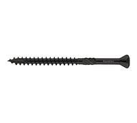 Hapatec 111813/BLACK Black Eurotec Facade Screw 4.5 x 50 mm Stainless Steel C1, 4.5 x 50