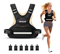 HAPBEAR Adjustable Weighted Vest for Men & Women, 2-4.5kg (4-10lbs) with Removable Weights, Breathable Fitness Vest for Running, Walking, Muscle Building, HIIT & Strength Training (11-20lbs)