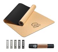 HAPBEAR Extra Large Yoga Mat, Non-Slip, Durable, Eco-Friendly, Thick Wide Exercise Mat for Home Workouts, Yoga, Pilates, Stretching, Meditation (Barefoot Exercise)