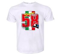 HAPDEZH Men-T-Shirt-Marco-Simoncelli-Super-Sic-58-t-shirt-cotton-tshirt-men-summer-fashion-t White
