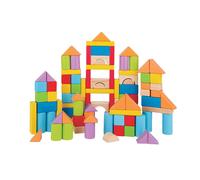 Hape 101 Blocks Wooden Puzzle 27x22x13 Cm Multicolor Kids