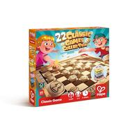 Hape 22 Classic Games Collection Board Game Set 3Y+, Chess, Ludo, Snakes & Ladders, Family Strategy Games