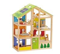 Hape All Seasons House Wooden Furnished Dollhouse Playset
