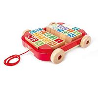Hape Alphabet Building Blocks (23.5 x 5.3 x 20.5 cm) - Wooden for ages 3 and up