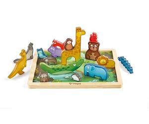 Hape - Animal Kingdom Puzzle E1656