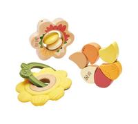 Hape Artful Flowers Rattle Trio Multicolor Kids