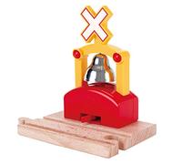 Hape Automatic Train Bell - Wooden Train Track Accessories