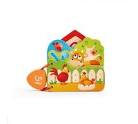 Hape Baby's Farm Animal Book | Child Safe Wooden Book