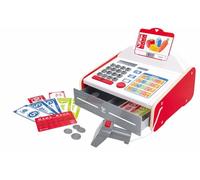 Hape Beep 'n' Buy Cash Register - Interactive Toy with Solar-Powered Calculator, Lights & Sounds, 3Y+