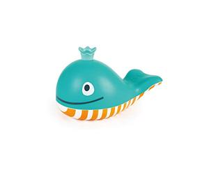 Hape Bubbling the Whale | Bubble Blowing Whale | Baby Water Squirt Toy | Bath Toy for Babies | For 18 Months +