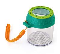 Hape Bug Jar - Outdoor Toys - Bug Catcher for Kids - Pocket Microscope with 4x Zoom - Kids Outdoor Toys with LED Light - Ideal for Kids Camping - Mini Scope Viewer - Bug-Friendly Bug Viewer