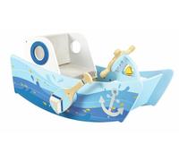 Hape Captain's Rocking Boat - Interactive Rowing Toy with Sounds for Ages 18M+