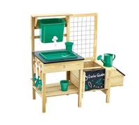 Hape Children's Wooden Plant Table - Garden Toy Set with Plant Diary, Watering Can & Tools - Raised Bed & Herb Garden for Children from 3 Years