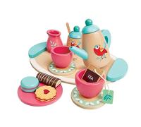 Hape Children's Wooden Tea Set Kitchen Accessories Role Play 24 Months +