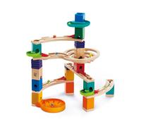 Hape E6020 Quadrilla Cliff-Hanger, Wooden Marble Run - 94 pieces, Educational Construction Toys for 4 Years and Up