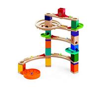 Hape E6020 Quadrilla Cliff-Hanger, Wooden Marble Run - 94 pieces, Educational Construction Toys for 4 Years and Up