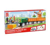 Hape Crossing & Crane Train Set