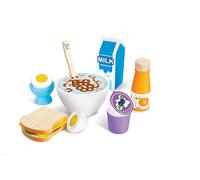 Hape Delicious Breakfast Playset | Play Food Set with Toy Spoon for Pretend Play | 3+ Years