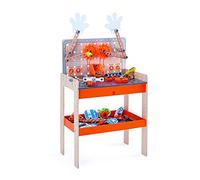 Hape E3027 Junior Inventor Deluxe Scientific Workbench|Wooden Experiment Building Set - 15 Experiments