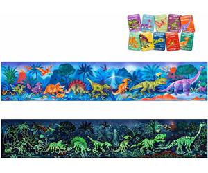 Hape Dinosaurs Puzzle | Giant Floor Puzzle | Glow in The Dark Jigsaw | 200 Piec