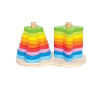 Hape Double Rainbow Stacking Shapes