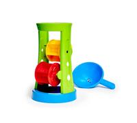 Hape Double Sand & Water Wheel | Beach and Bath Toy for Toddlers 18 Months and Up