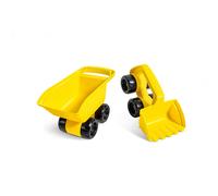 Playwell Hape Monster Movers Duo, Sand and Garden Toys, for Kids 18 Months and Up, Multicolor