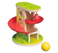 Hape E0508 Jungle Press and Slide - Wooden Toy for Toddlers