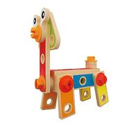 Hape E3080 Basic Builder Set - Wooden Construction Kit, multicolor