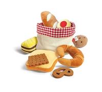 Hape E3168 - Toddler Bread Basket, Soft Food Toy Set for Pretend Play | 3+ Years