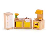 Hape E3453 Kitchen - Wooden Dolls House Accessories, Multicolor, 19.8 x 9.9 x 25.8 centimetres