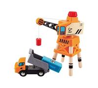 Hape E3715 Large Boom Crane - Wooden Train Track Accessories