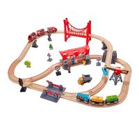 Busy City Rail Set E3730 Multi-Coloured