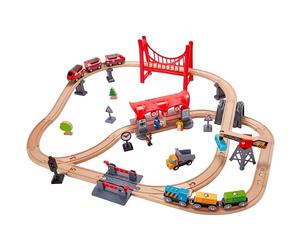 HAPE E3730 Busy City Rail Set