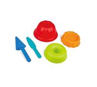 Hape E4055 Bakers Trio Sand Mould Set, Multicolor Sand Mould Beach Toys, 18M+