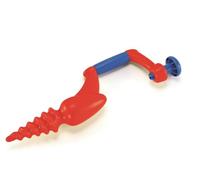 Hape E8180 Sand Drill Bit Medium, Beach Toy/Sand Toy, Red, for Kids 24 Months and Up